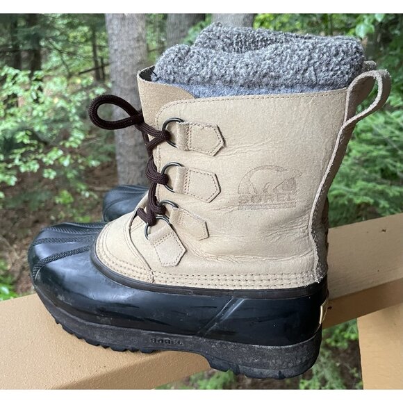 Sorel Black and Tan Winter Boots - Picture 7 of 8